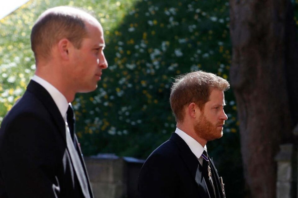 Príncipes Harry e William