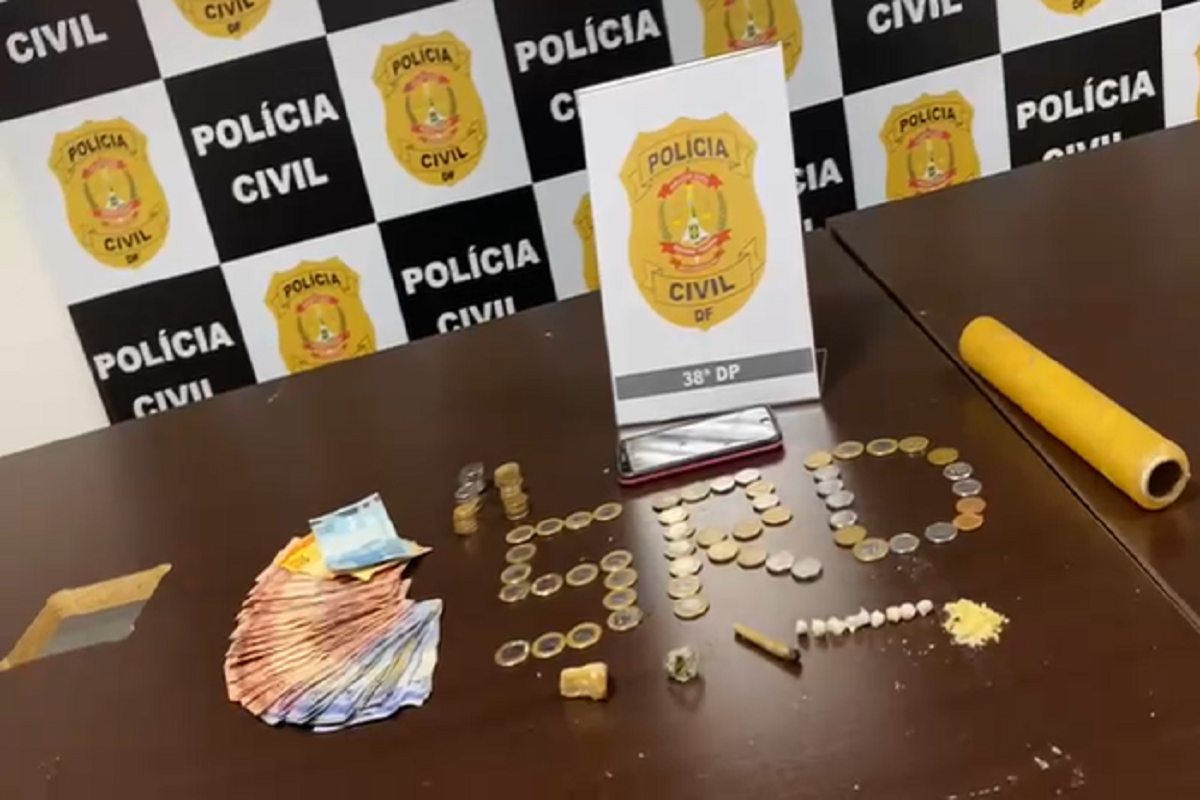 Homem é preso por tráfico de drogas em Vicente Pires