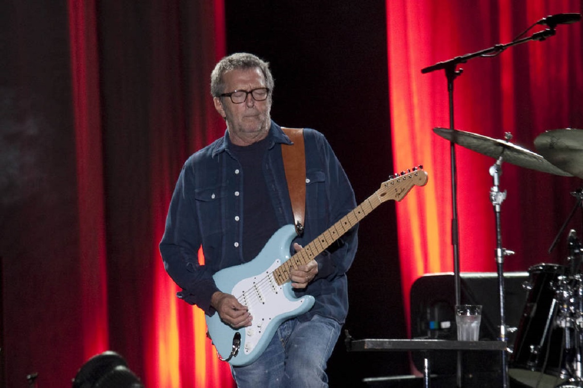 O guitarrista Eric Clapton