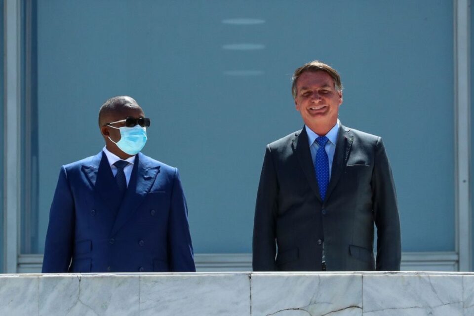 Jair Bolsonaro e presidente da Guiné-Bissau