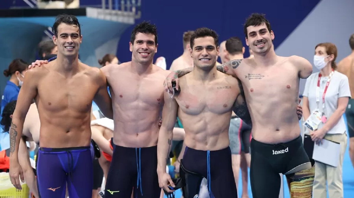equipe brasileira de natação