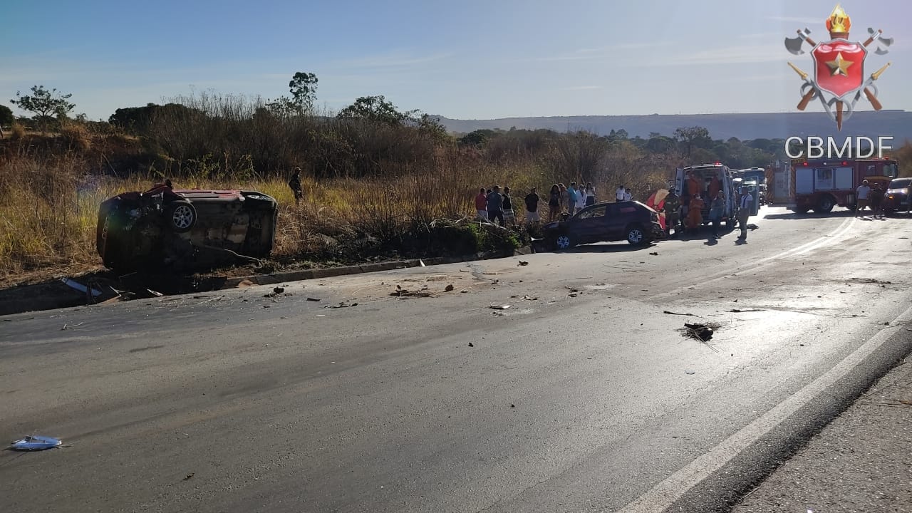 G1 - Colisão entre quatro veículos deixa quatro feridos em Brazlândia, no  DF - notícias em Distrito Federal